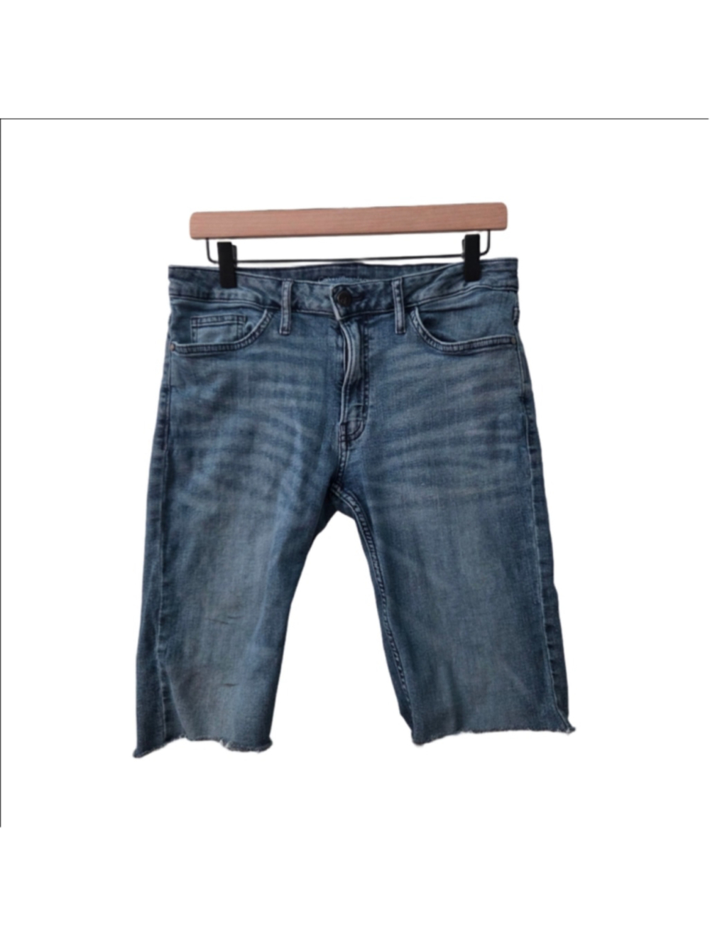 Calvin Klein Women's Slim Boyfriend Denim Cut Off Shorts Size 8